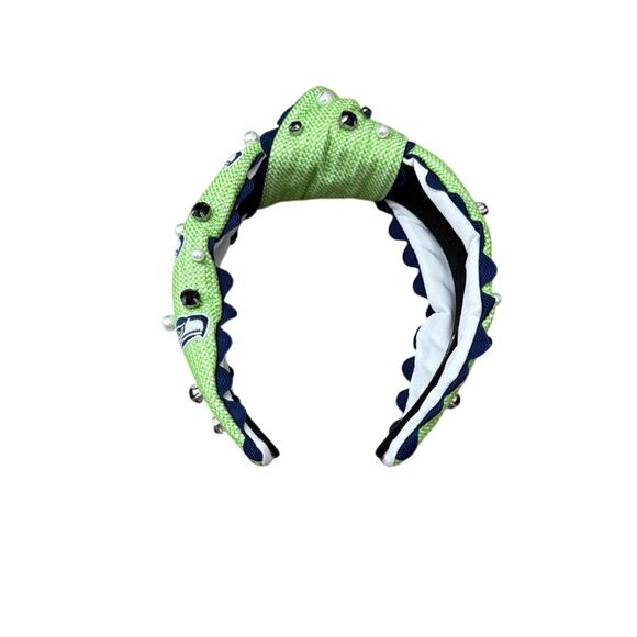 Seattle Seahawks Adult Cross Stitch Headband by brand Brianna Cannon NEW main image 4